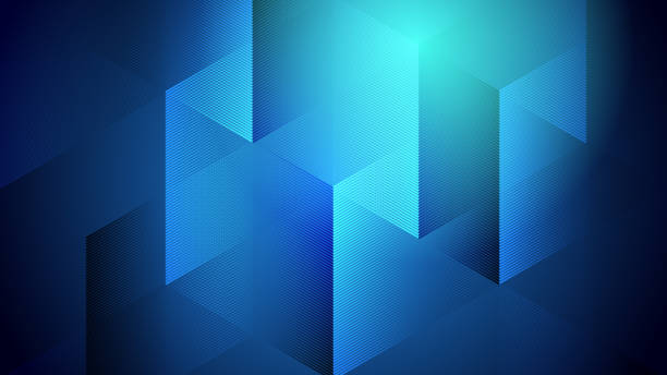 abstrakcyjne tło twórcze. - backgrounds technology blue abstract stock illustrations