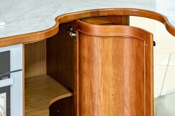 istock Classic wooden kitchen. The embodiment of modern design solutions 1227311587