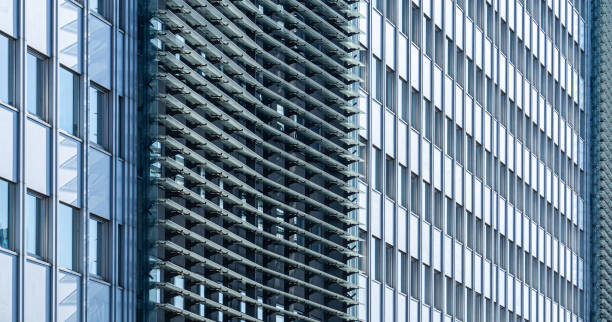 istock Low Angle View Of Modern Buildings In City 1227313083