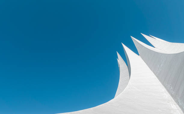 istock Low Angle View Of Built Structure Against Clear Blue Sky 1227313892