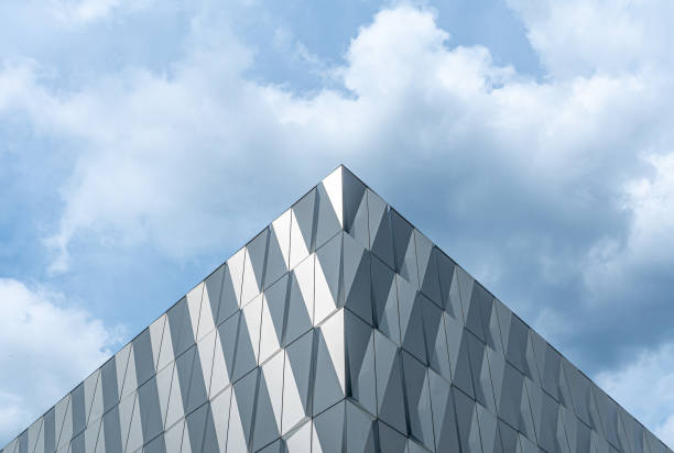 Low Angle View Of Modern Building Against Sky