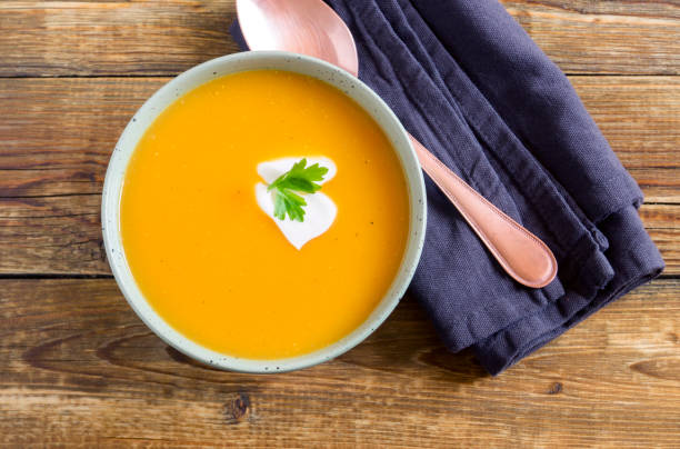 istock Vegetarian pumpkin soup. 1227317375