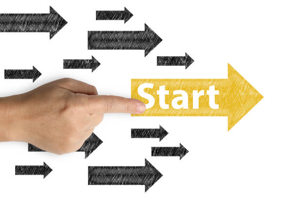 istock Start change decision business leadership arrow 1227319506