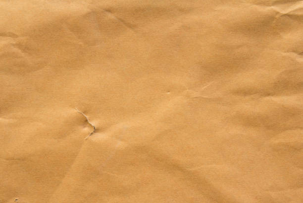 istock Brown wrinkle recycle paper background 1227323771