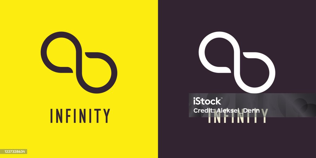Infinity Sign With Additional Design The Illustration Shows The Infinity Sign Modern Graphics Stock ...