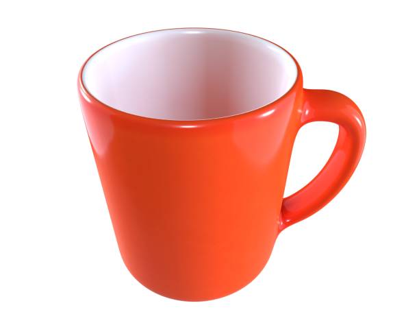 istock 3D Render of Red Cup isolated on white 1227329904