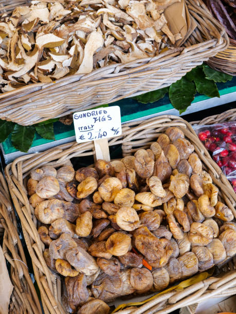 istock A view of dried mushrooms and dried figs 1227330084