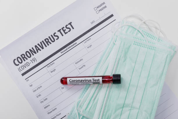 istock Testing patients blood samples for Coronavirus Outbreak (COVID-19) in the laboratory with doctor medical equipment, New coronavirus 2019-nCoV from Wuhan China concept, with copy space 1227331547