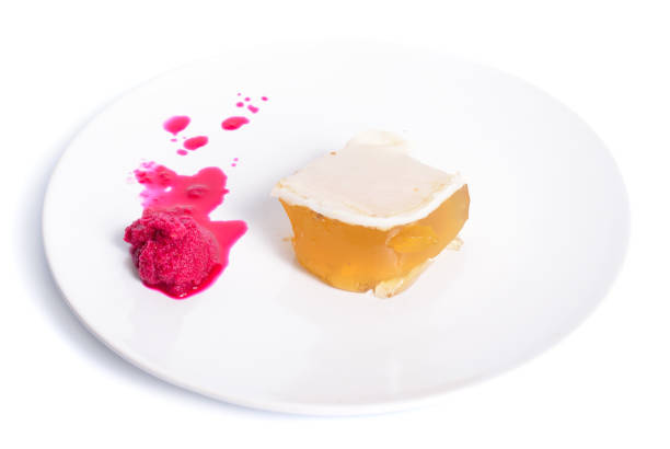 istock Jelly broth on white plate. 1227336554