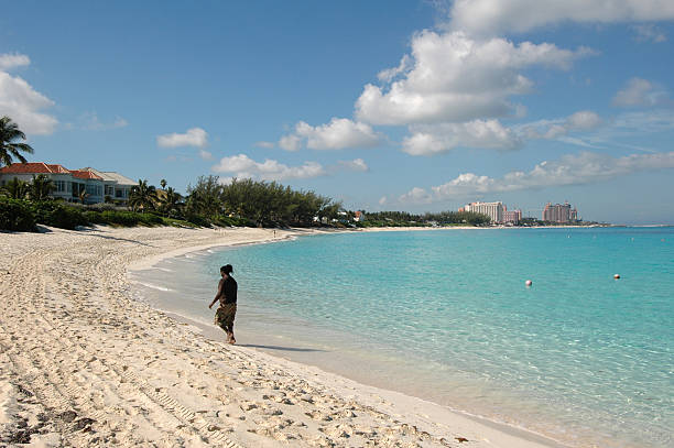 White sandy beach and shallow clear waters are the features of Rum Point, an enchanting place in Grand Cayman
