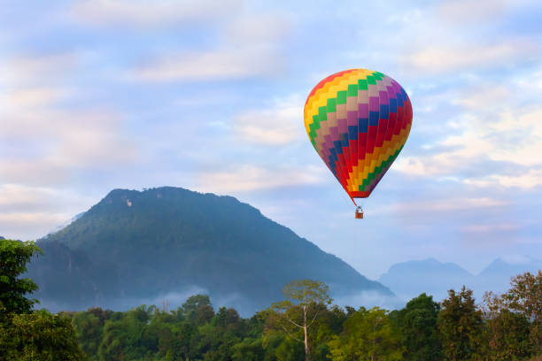 istock Colorful hot air balloon 1227344725