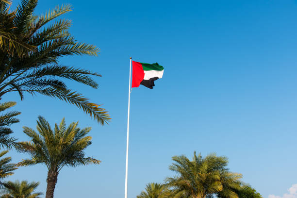 istock United Arab Emirates flag winding in the wind 1227348518