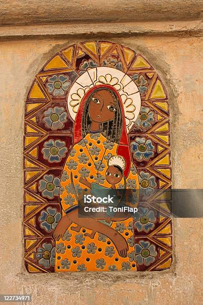 Black Madonna And Child Stock Photo - Download Image Now - 20th Century, Affectionate, Ancient