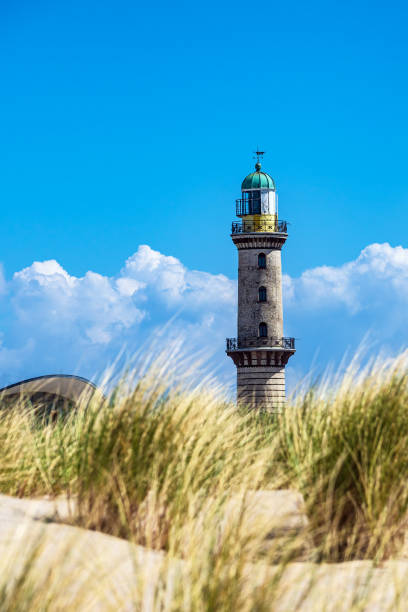 istock View to the Lighthouse in Warnemuende, Germany 1227350308