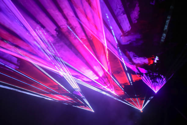 istock Colorful laser show 1227351546
