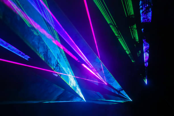 istock Colorful laser show 1227351679