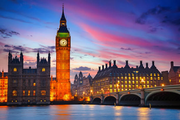 istock Big Ben and westminster bridge, London 1227354390