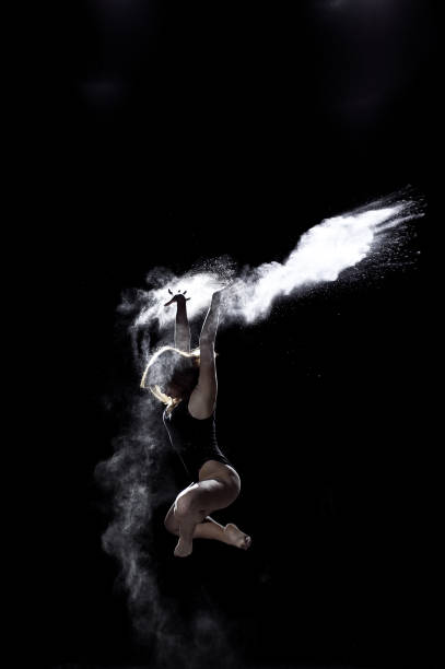 istock Girl dancing with a flour 1227358489