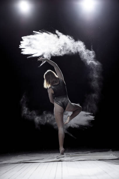 istock Girl dancing with a flour 1227359157