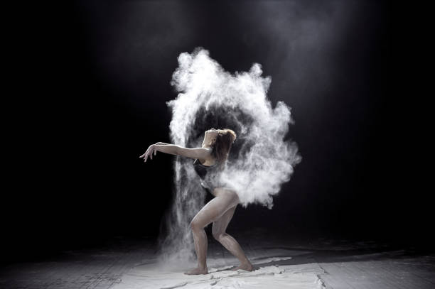 istock Girl dancing with a flour 1227359264