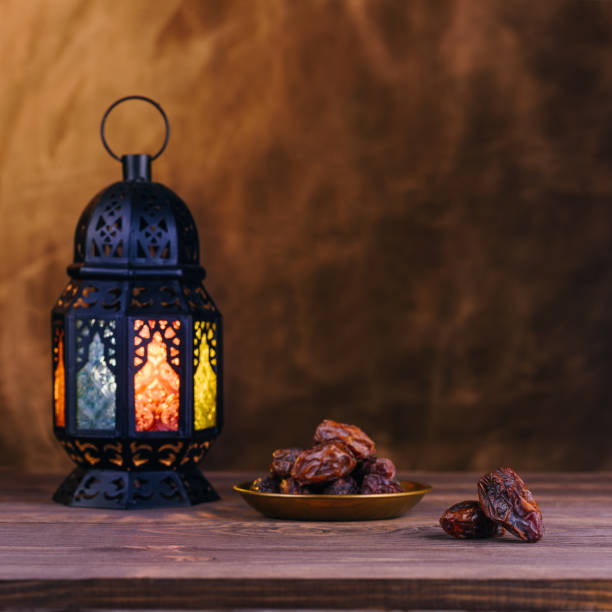istock Ramadan concept. Dates close-up in the foreground. 1227368402