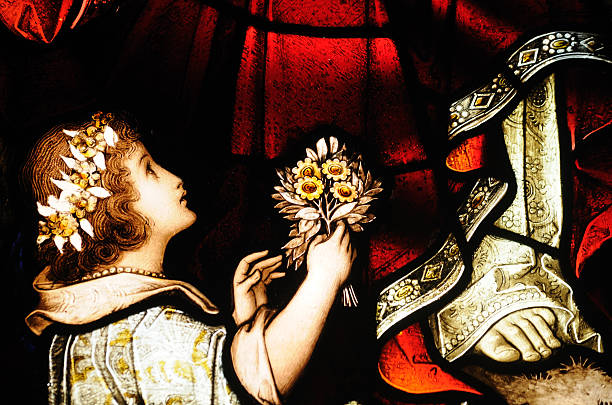 istock Stained Glass Flower Offering 122736894