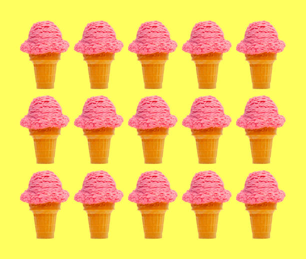 istock Strawberry Ice Cream Cones 1227389351