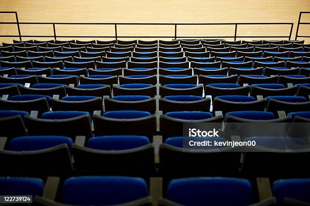 Stadio Di Posti - Fotografie stock e altre immagini di Vista posteriore - Vista posteriore, Sedia, Tribuna