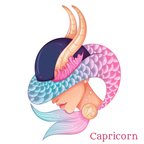 istock Capricorn as a girl isolated on white background 1227391882