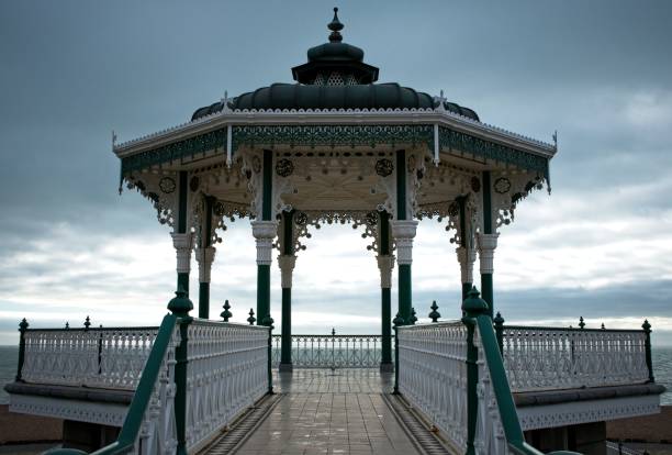 istock Brighton bandstand in stormy weather 1227392679