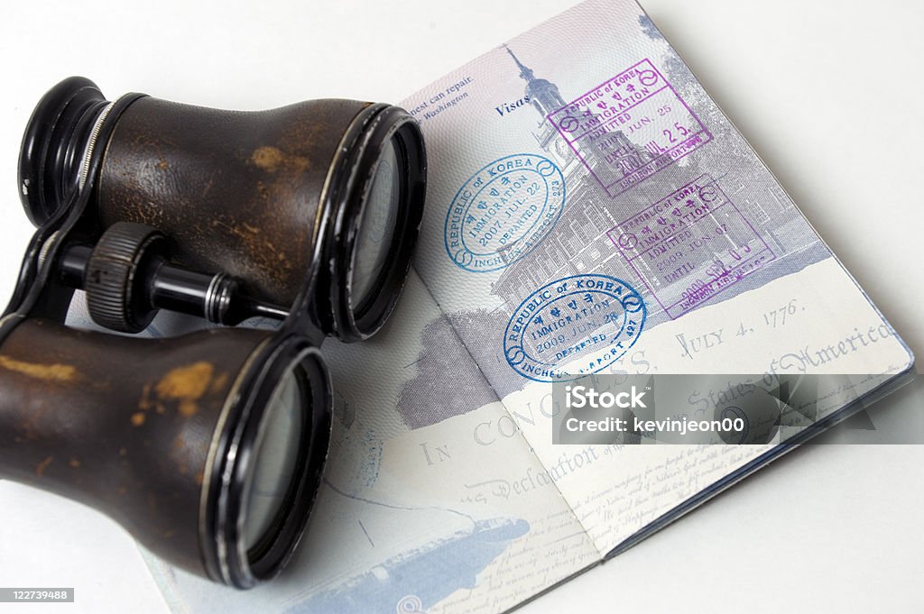 Passaporte americano - Foto de stock de Aeroporto royalty-free