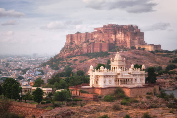 istock Jaswanth Thada mausoleum, Jodhpur, Rajasthan, India 1227400578