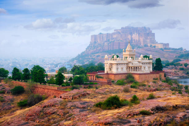 istock Jaswanth Thada mausoleum, Jodhpur, Rajasthan, India 1227400602
