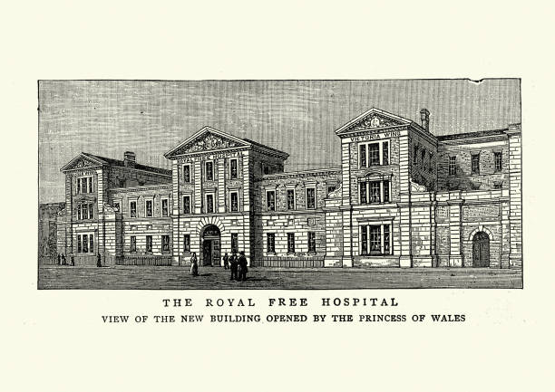 istock The Royal free hospital, London, 19th Century 1227406152