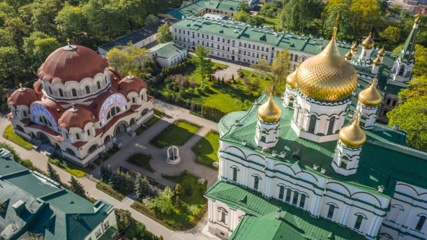 istock Novodevichiy Monastery in St. Petersburg 1227407898