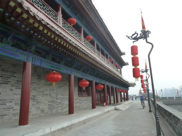 istock a chinese house near the pear 1227407969