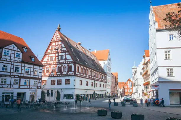 Old town of Nordlingen - one of Romantic Road cities