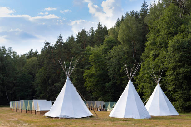 istock scout camp, Western Bohemia, Czech Republic 1227411623