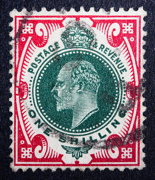 istock Edwardian one shilling stamp 122741455
