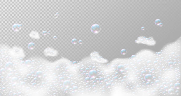 泡が付いている石鹸フォーム。ベクトルの図 - wet shave点のイラスト素材／クリップアート素材／マンガ素材／アイコン素材