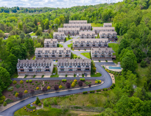 istock Townhouse development by Cheat Lake in Morgantown West Virginia 1227415972