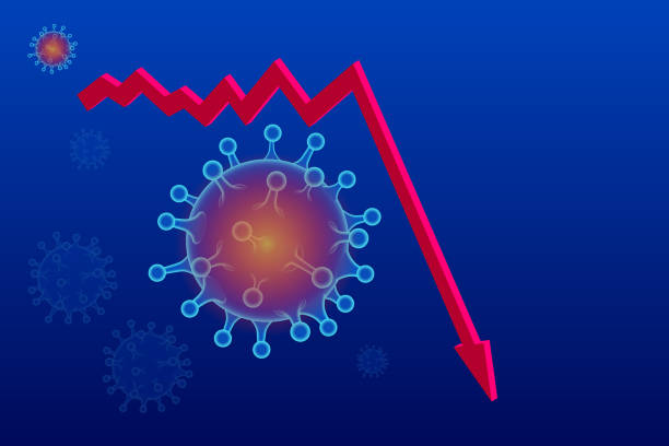 istock Isometric global economic impacts 2020. Coronavirus or COVID-19 pandemic global impact. Closed border, collapsed world market and economic crisis, panic and food shortages, distance work and studying. 1227431251