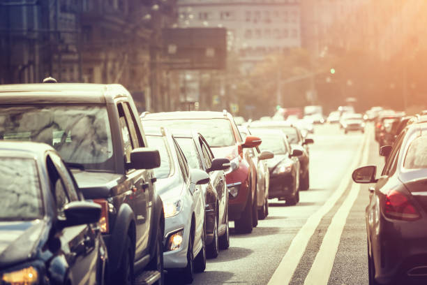 istock Traffic jam in Moscow 1227434771