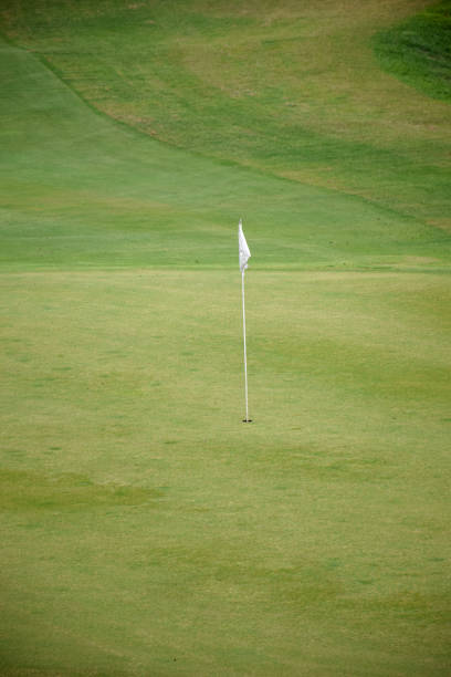 istock Golf course with a rich green turf beautiful scenery 1227440357