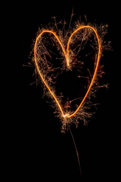 istock Sparkler Love Heart 1227446974