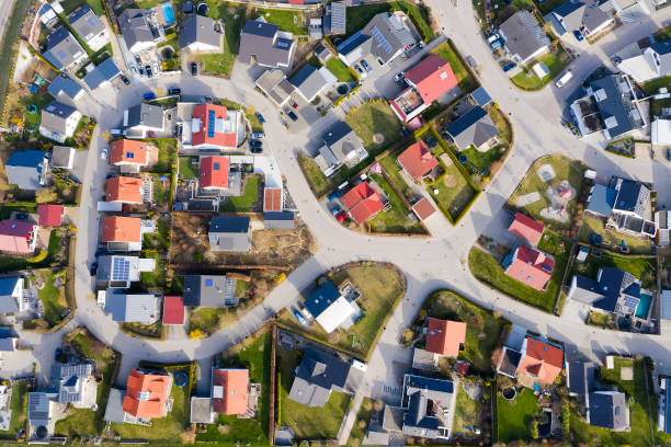 istock Modern Houses from Above 1227453281