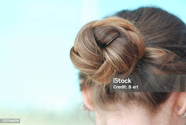 Hair Stock Photo - Download Image Now - Hair Bun, Human Hair, Women