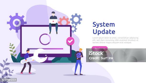 Example Operation Updates Operation System Update Progress Concept Data Synchronize Process And ...