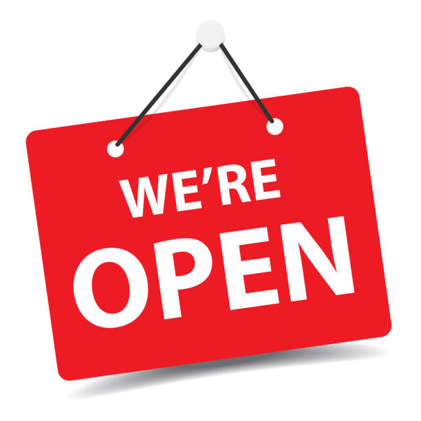 istock We are open business door signage for unlock promotion vector design 1227466248