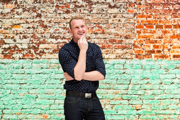 istock Caucasian male wearing jeans 1227469334